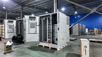 How much energy is stored on the power generation side 